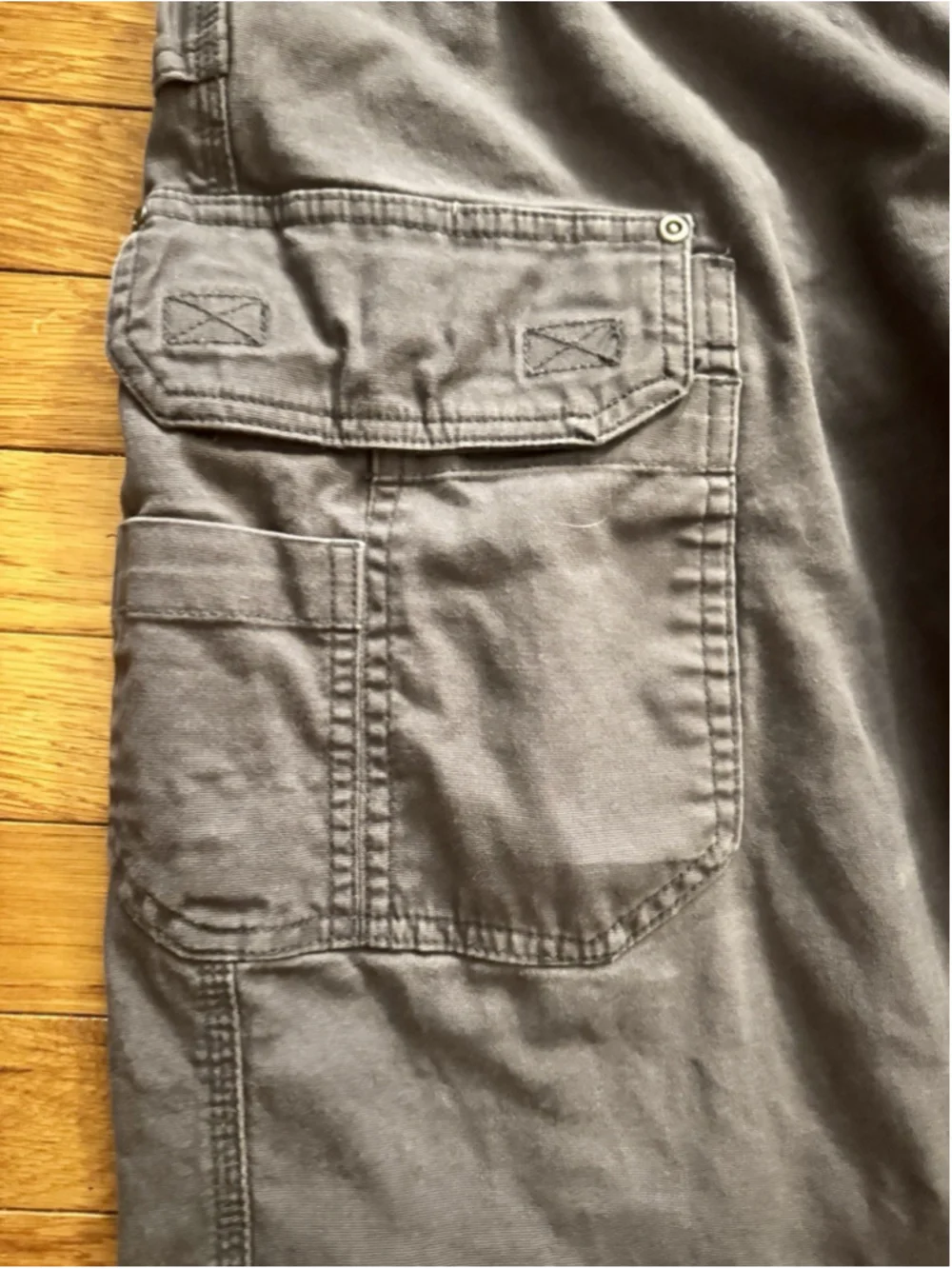 Duluth Trading Co Flex Fire Hose HD Men’s Relaxed Fit Gray Cargo Pants 32x32 - Picture 3 of 10